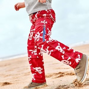 Mini Boden Skull zip off cargo pants